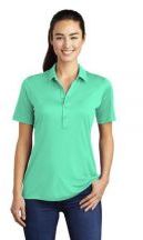 Sport-Tek Ladies Posi-UV Pro 4-ounce 100% Polyester Short Sleeve Performance Polo Shirt
